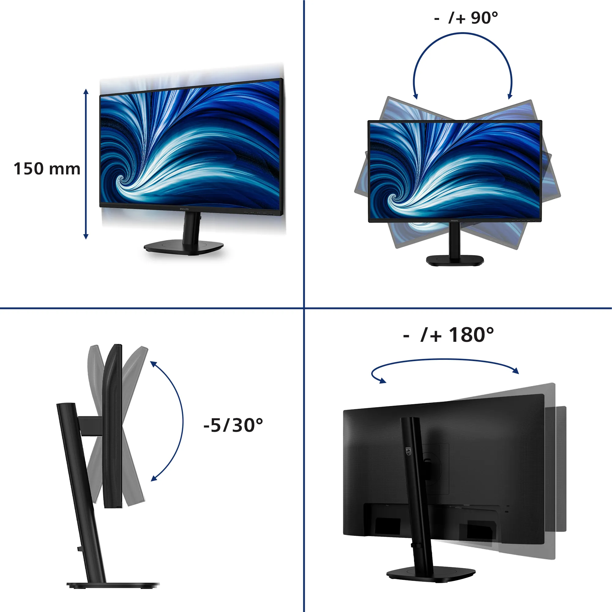 Philips 27B2N3200A/00 27" Full HD, IPS -n&auml;ytt&ouml;, 120 Hz