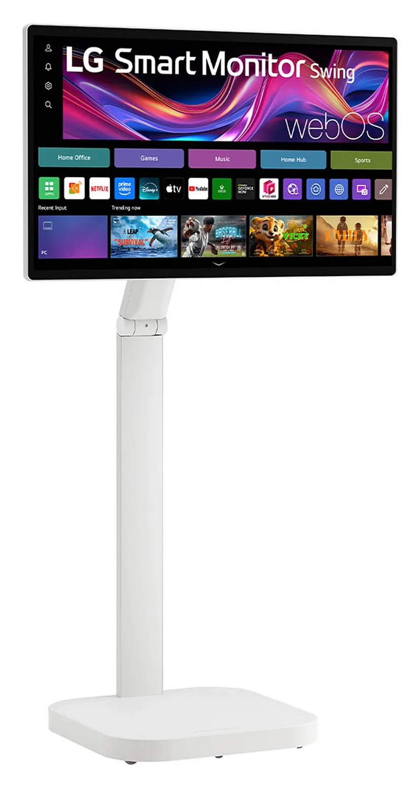 LG 32U889SA-W 31.5" 4K Ultra HD, IPS touch smart sk&auml;rm med Swing Stand