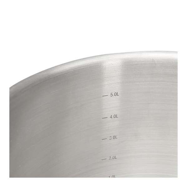 De Buyer Prim'Appety Low Cooking Pot, 24 cm, 5 L, Stainless Steel