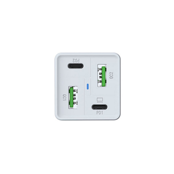 Charging station MultiGaN 65W PD, White
