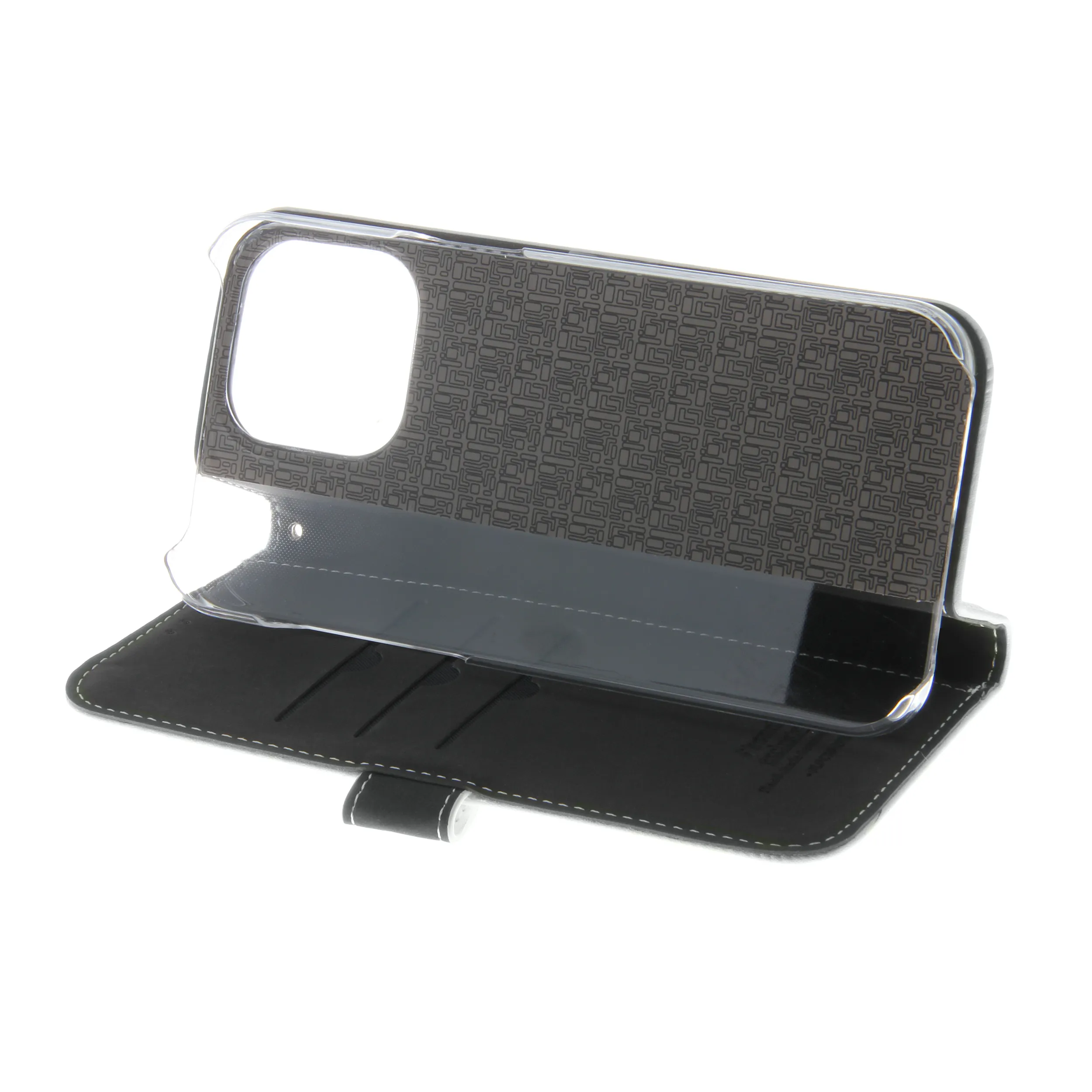 Insmat Flip Case, iPhone 15 Pro - plånboksfodral, Vit