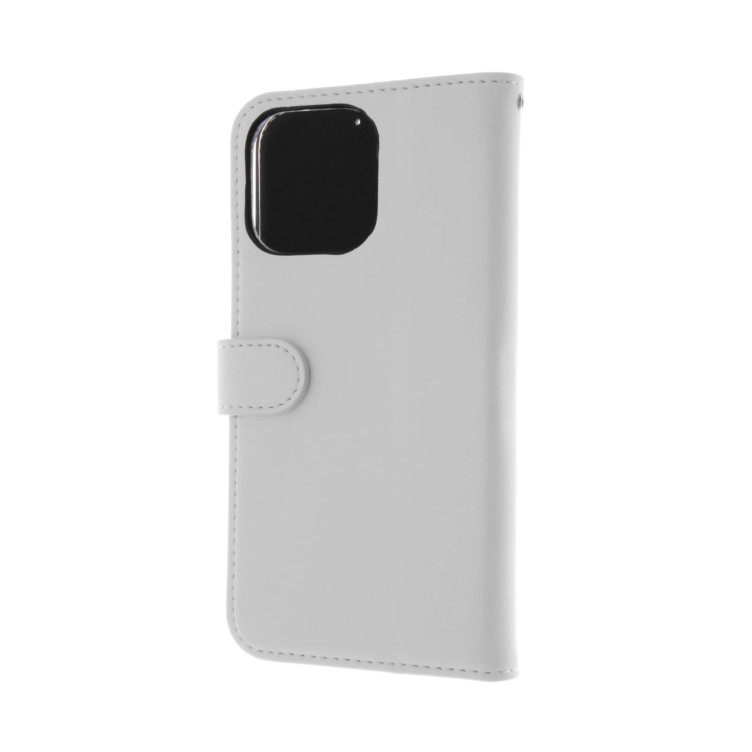 Insmat Flip Case, iPhone 15 Pro - plånboksfodral, Vit