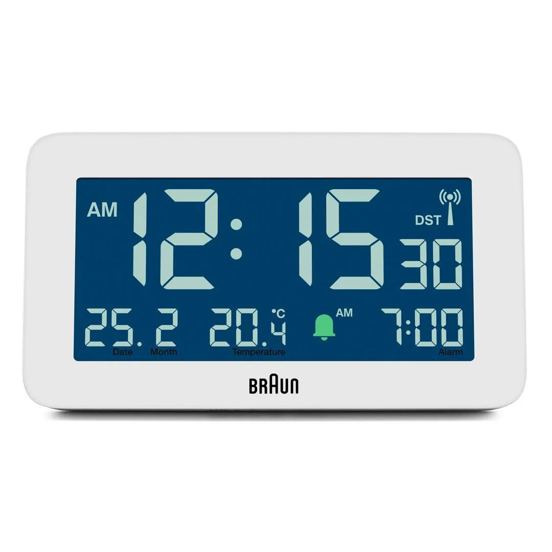 Braun BC10 Digital - alarm clock, White