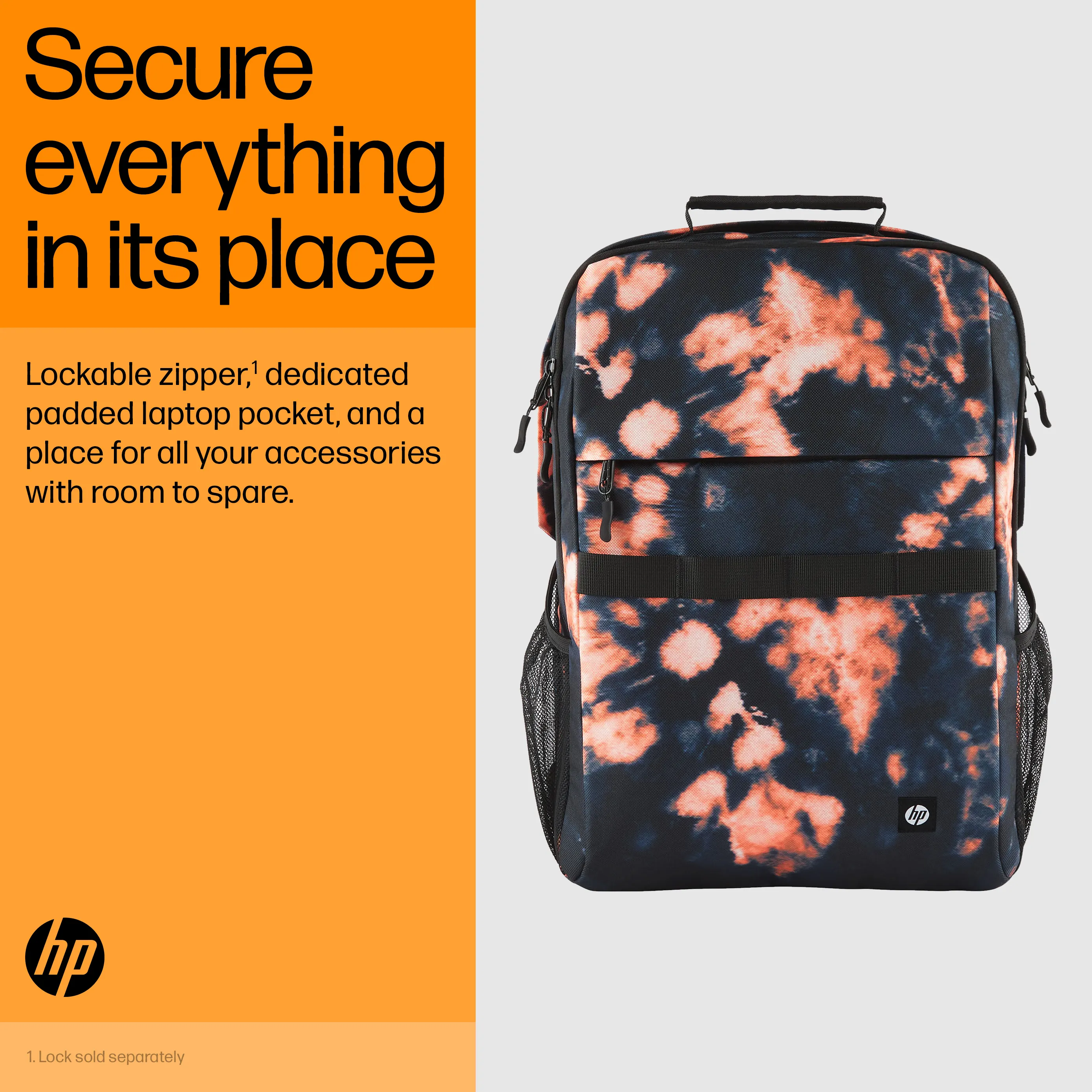 HP 16&quot; Campus XL - ryggs&auml;ck, Tie Dye