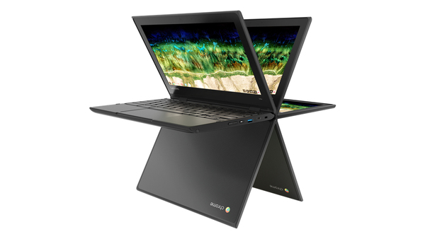 Lenovo 11.6" 500e (2nd Gen), 8 Gt RAM, 64 Gt eMMC, Chrome OS -kannettava, Musta
