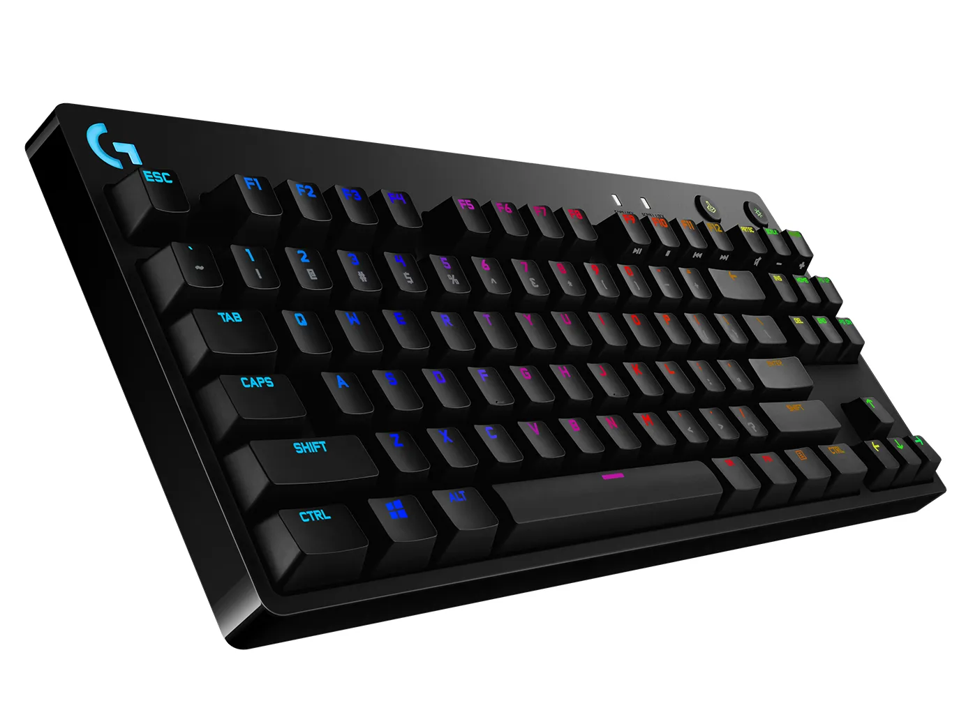 Logitech G Pro -mekaaninen pelin&auml;pp&auml;imist&ouml;, GX Blue, musta