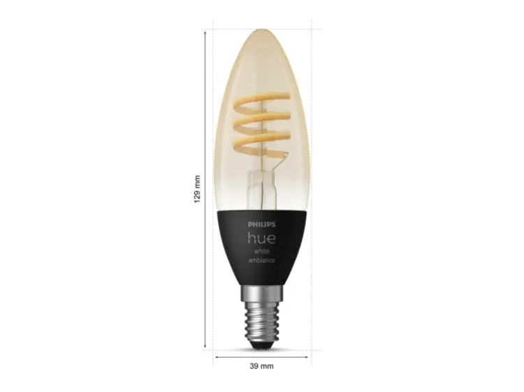 Hue White Ambiance Filament E14 Kron 350 lm 1-pack