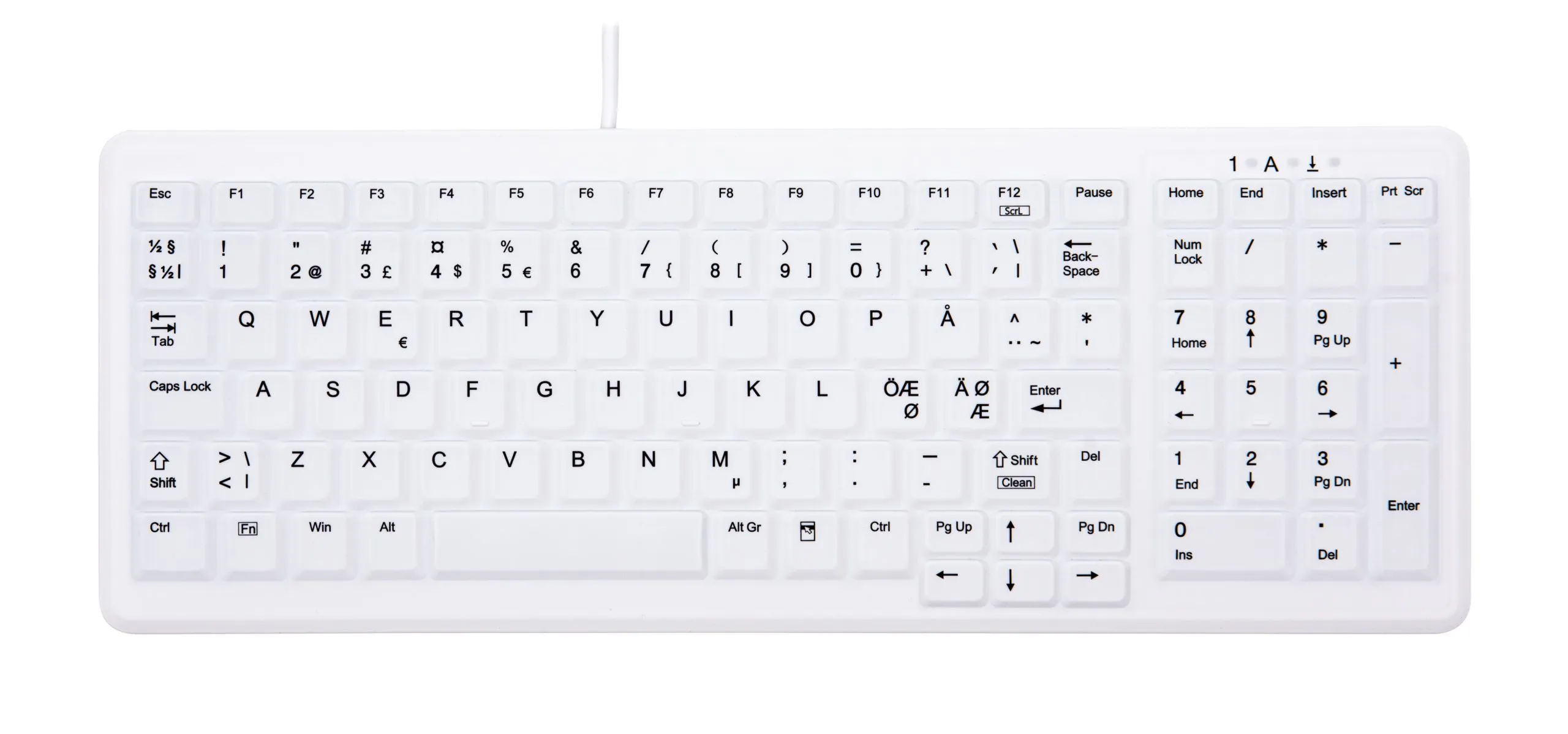 Cherry Compact IP68 - keyboard, White