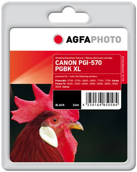 Ink, Black PGI-570PGBK XL