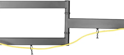 DELTACO, full-motion 3-way wall, 32&quot;-55&quot;, 35kg, 200x200-400x400