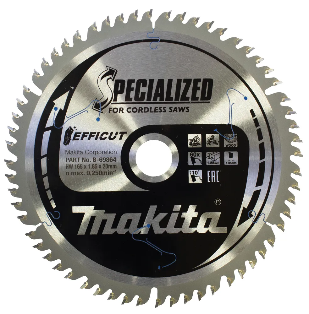 Makita Efficut Rundsavsklinge Rundsav Geringssav