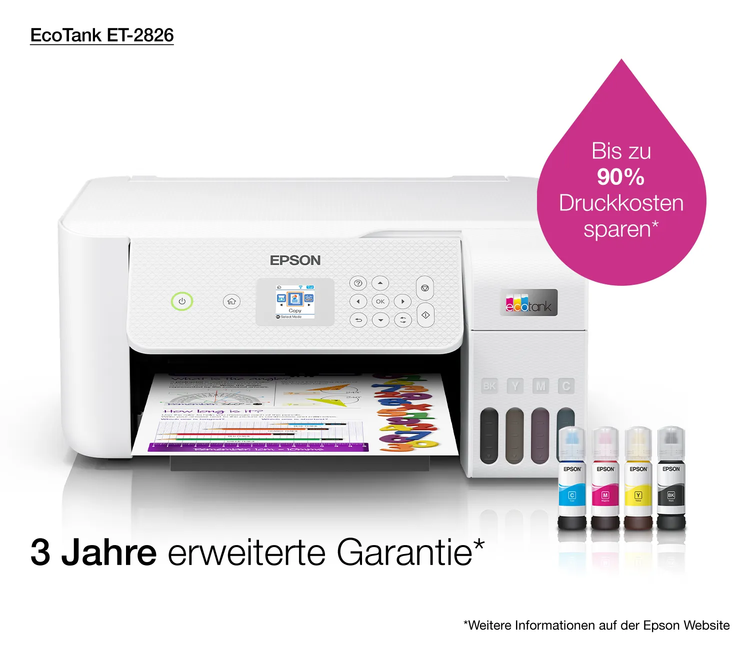 Epson EcoTank ET-2826 A4 -mustesuihmmonitoimilaite