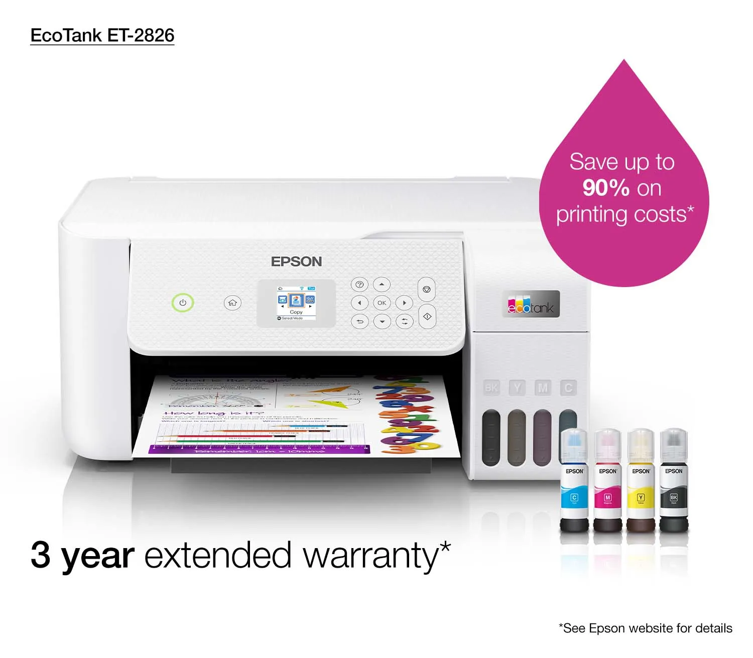 Epson EcoTank ET-2826 A4 -mustesuihmmonitoimilaite