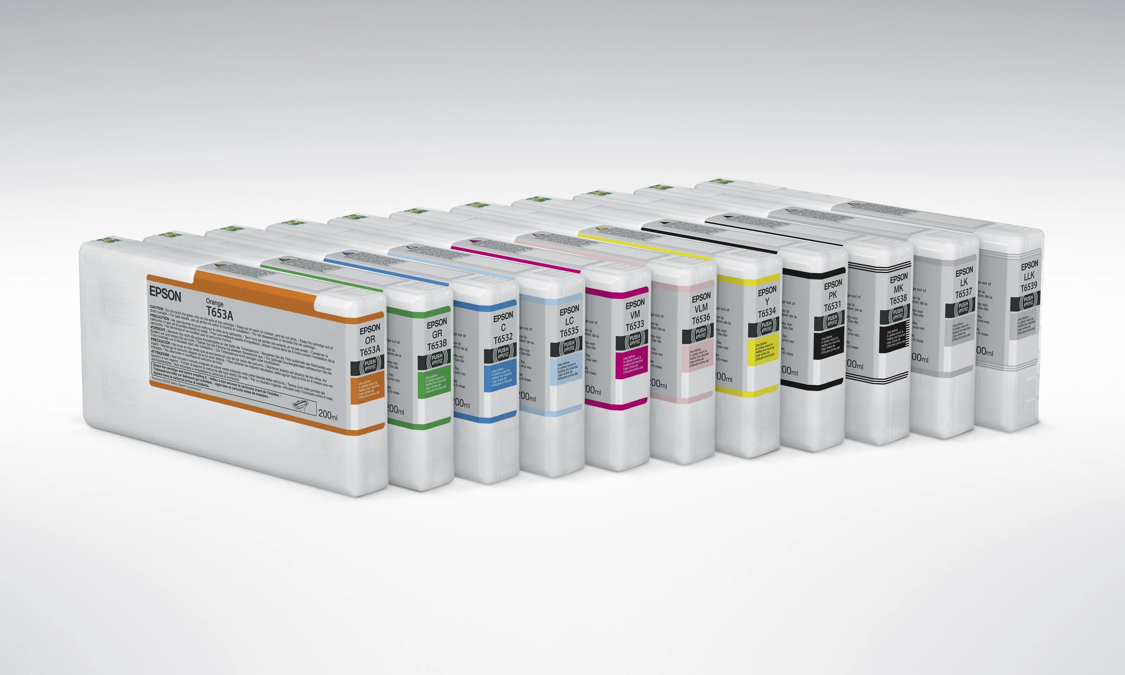 Epson T6537 ink cartridge, 200 ml, Light Black