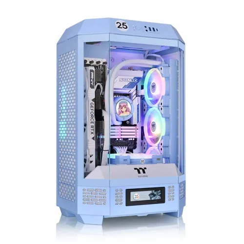 Thermaltake The Tower 300 Micro Tower Chassis Hydrangea Blue
