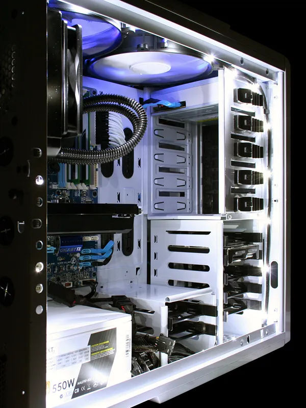 NZXT Sleeved LED Kit Cable 2M White