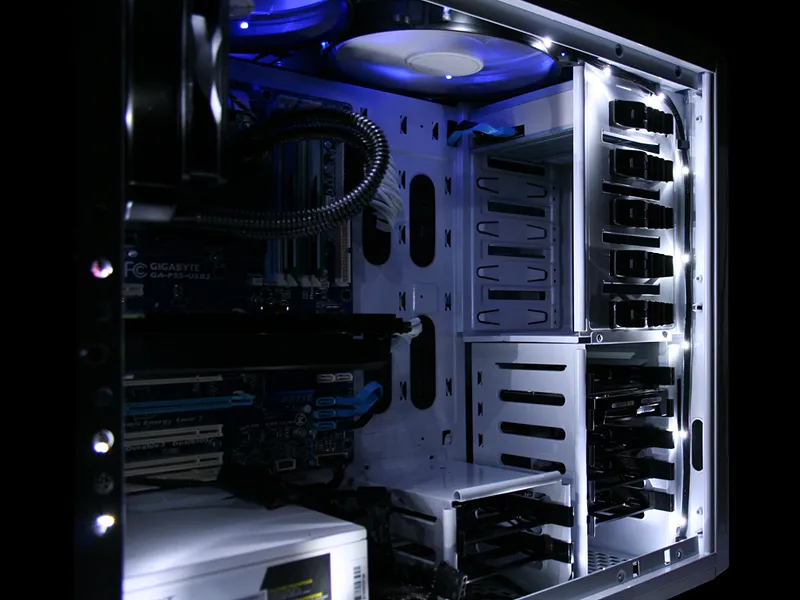 NZXT Sleeved LED Kit Cable 2M White