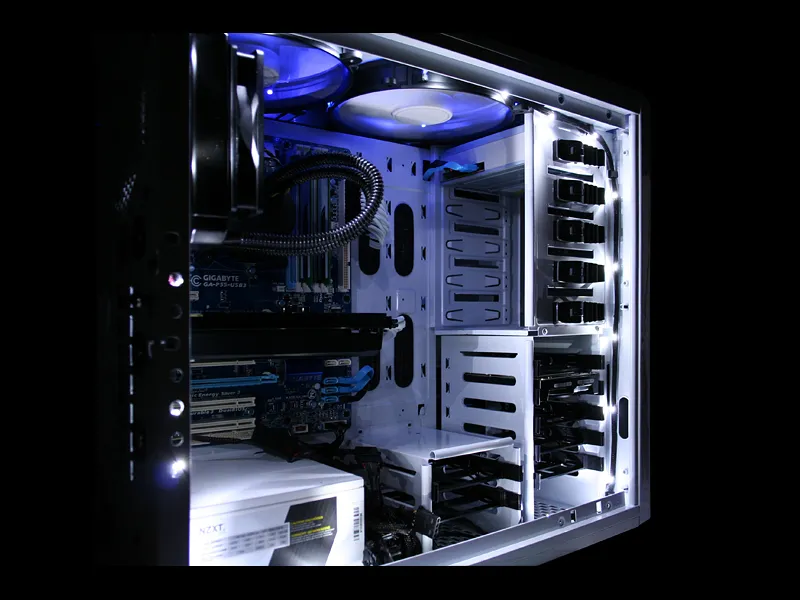 NZXT Sleeved LED Kit Cable 2M White