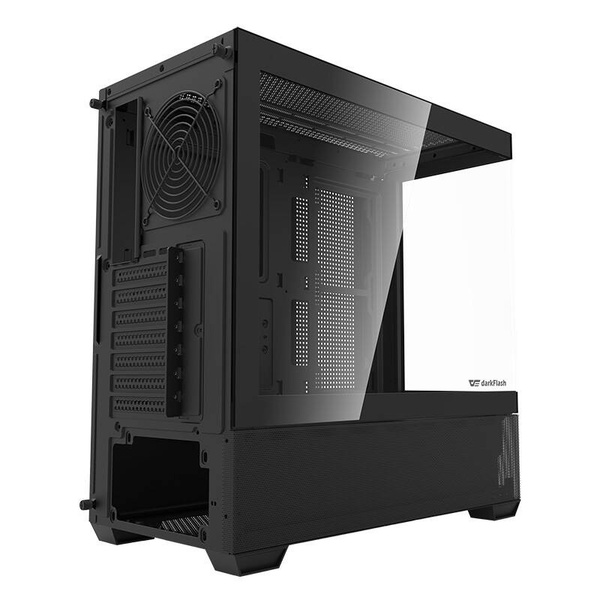 DARKFLASH DS900 Air Midi-Tower Case with window and RGB lighting, Black