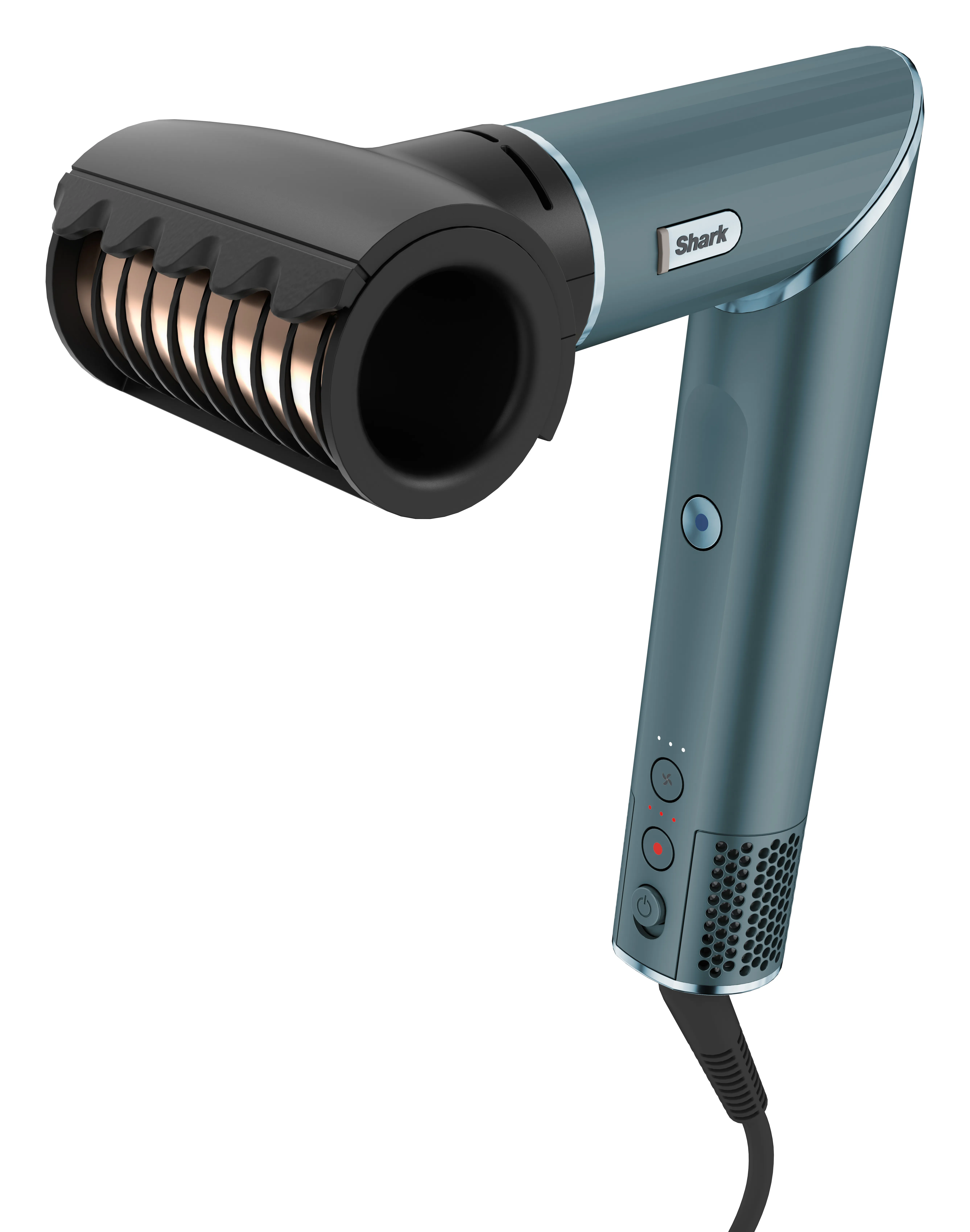 Shark FlexStyle HD450TLEU, 1400W - travel hair dryer, Ottanio/Teal