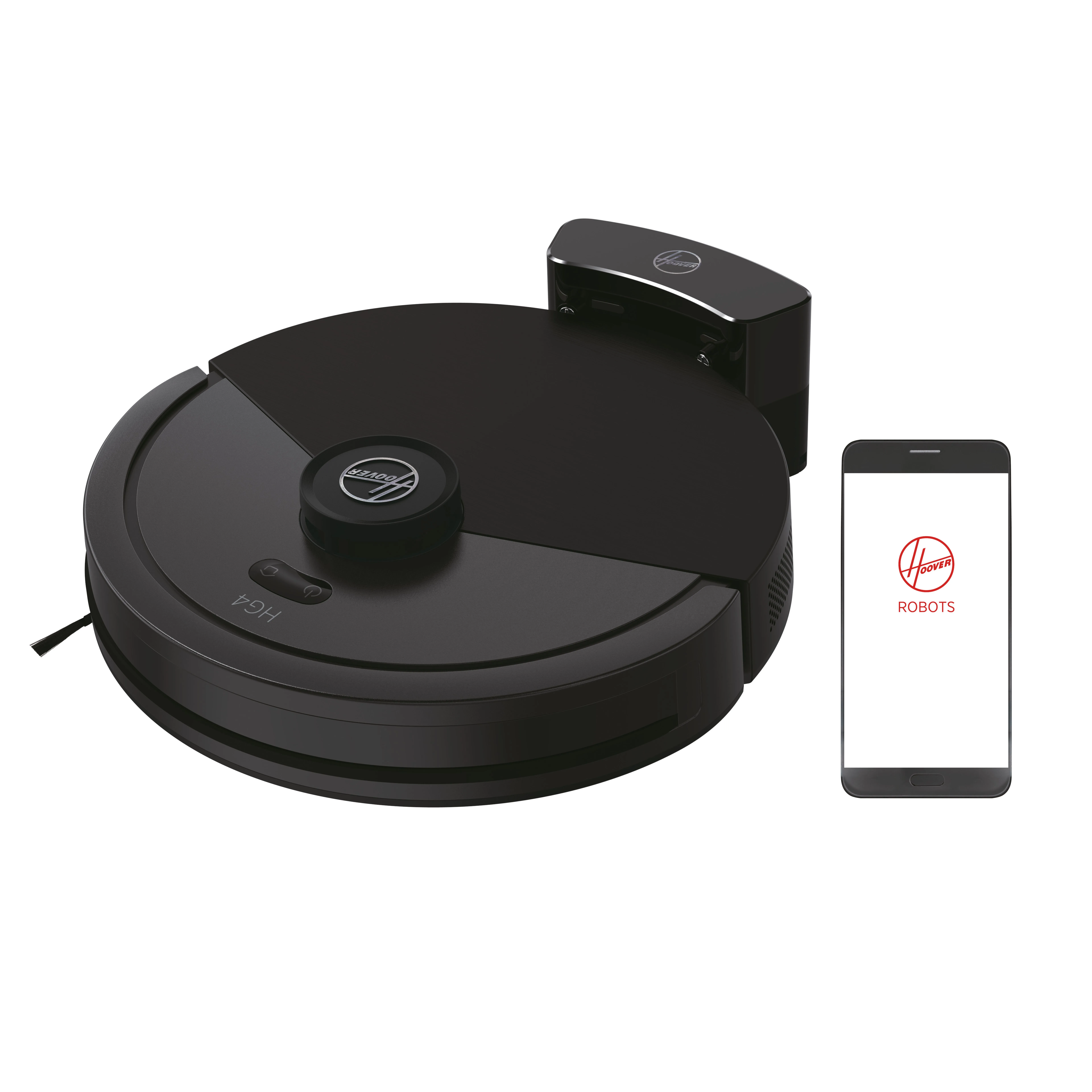 Hoover HG410D 011 Robot vacuum cleaner, Iron Grey