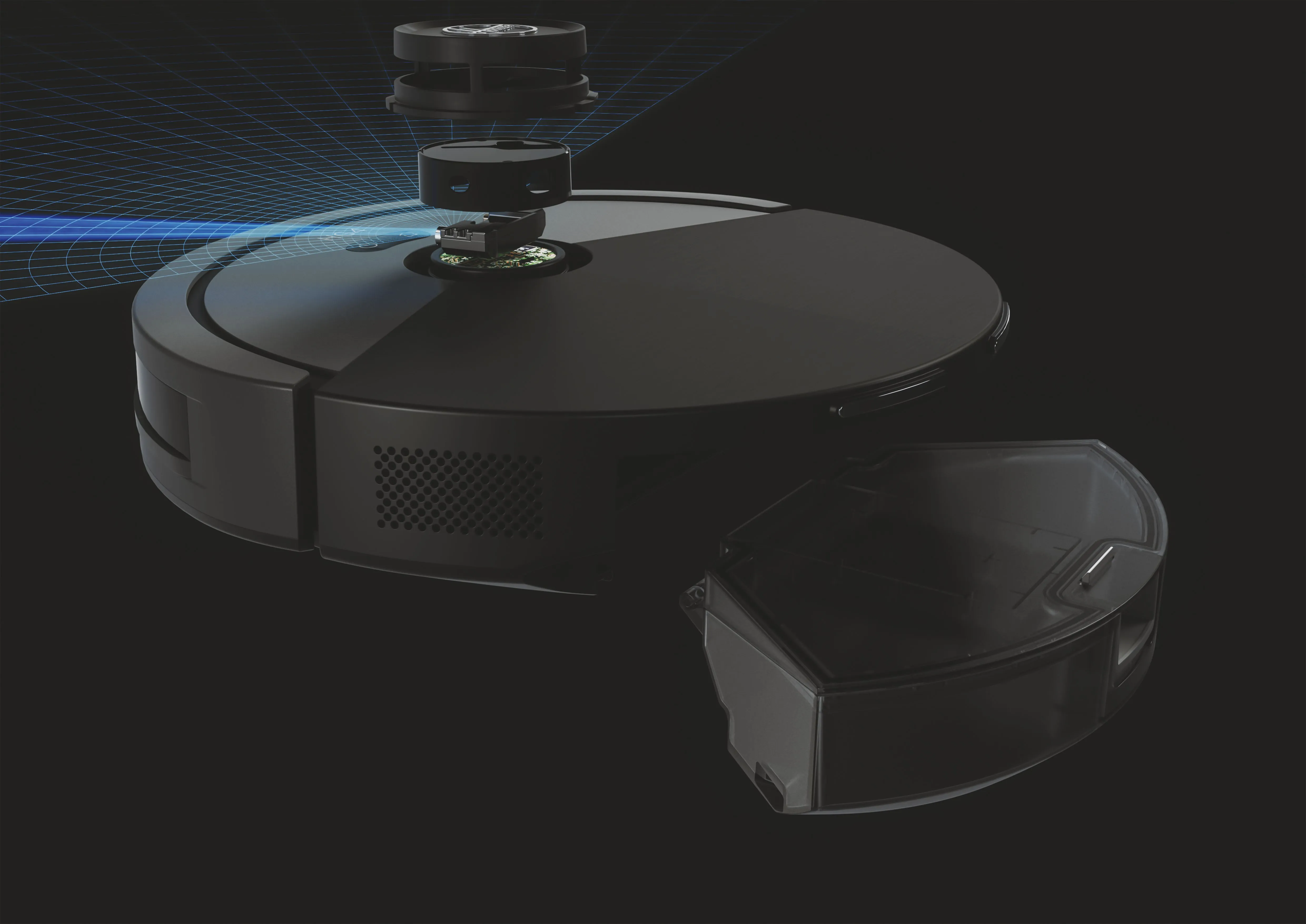 Hoover HG410D 011 Robot vacuum cleaner, Iron Grey