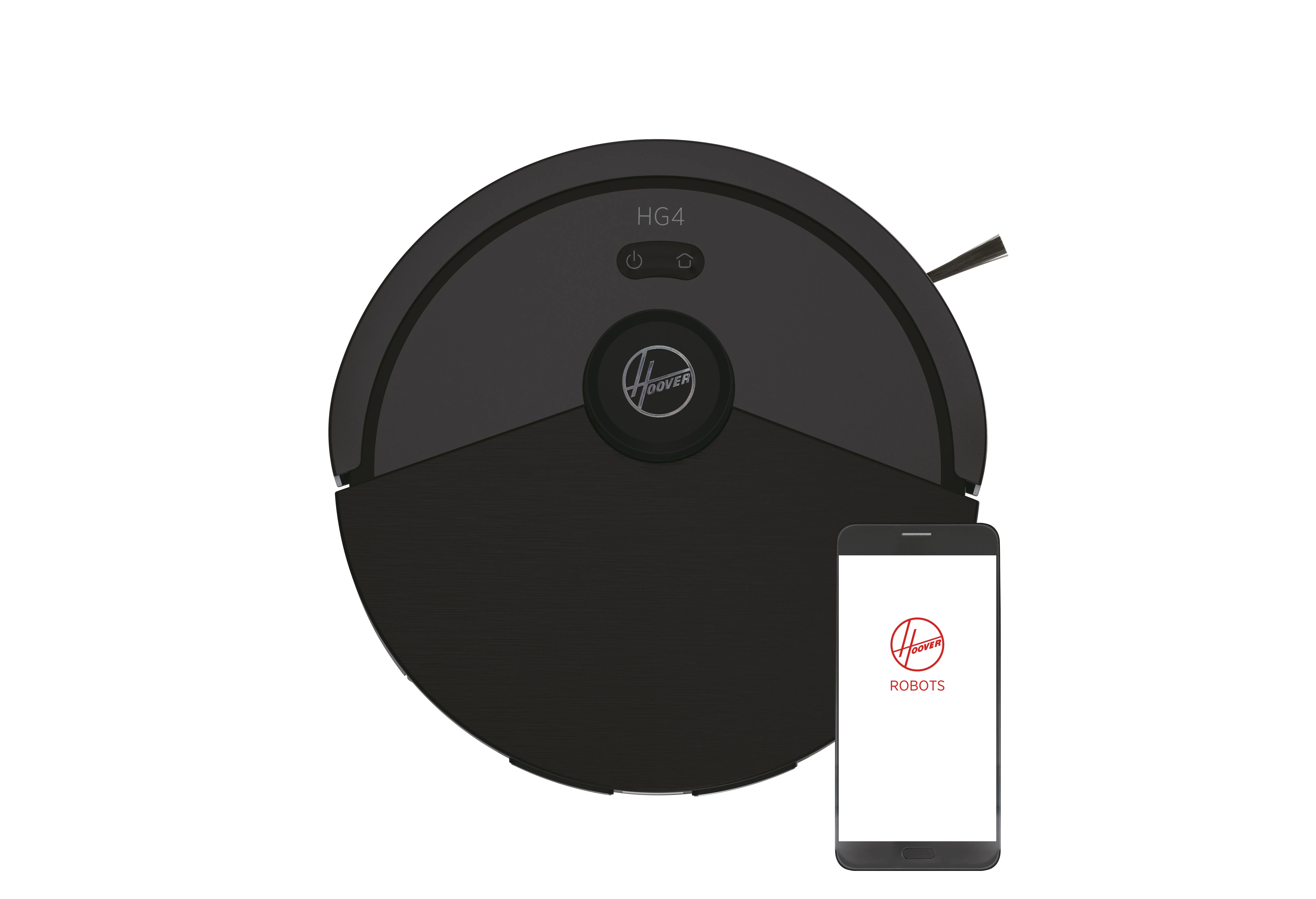 Hoover HG410D 011 Robot vacuum cleaner, Iron Grey