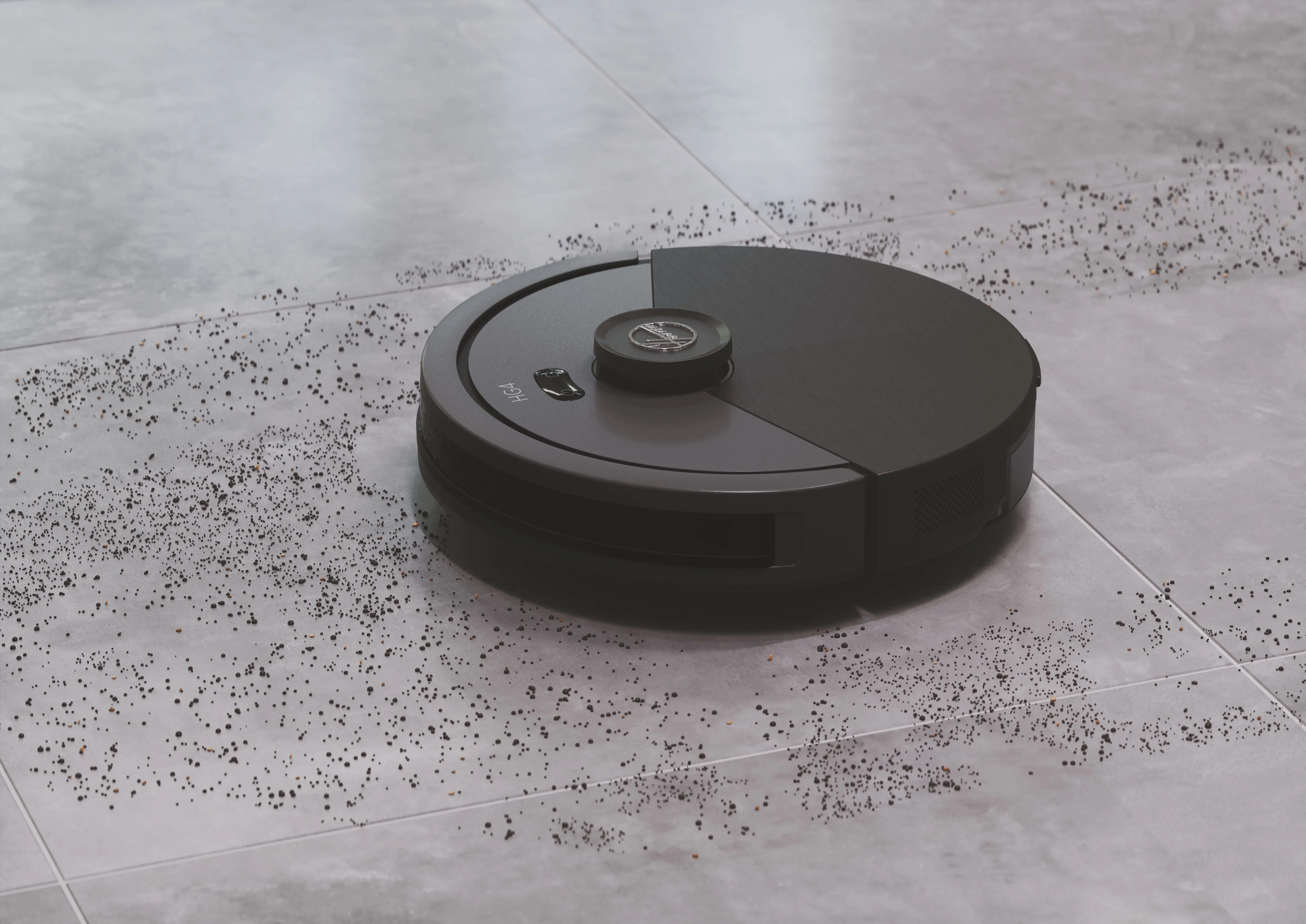 Hoover HG410D 011 Robot vacuum cleaner, Iron Grey