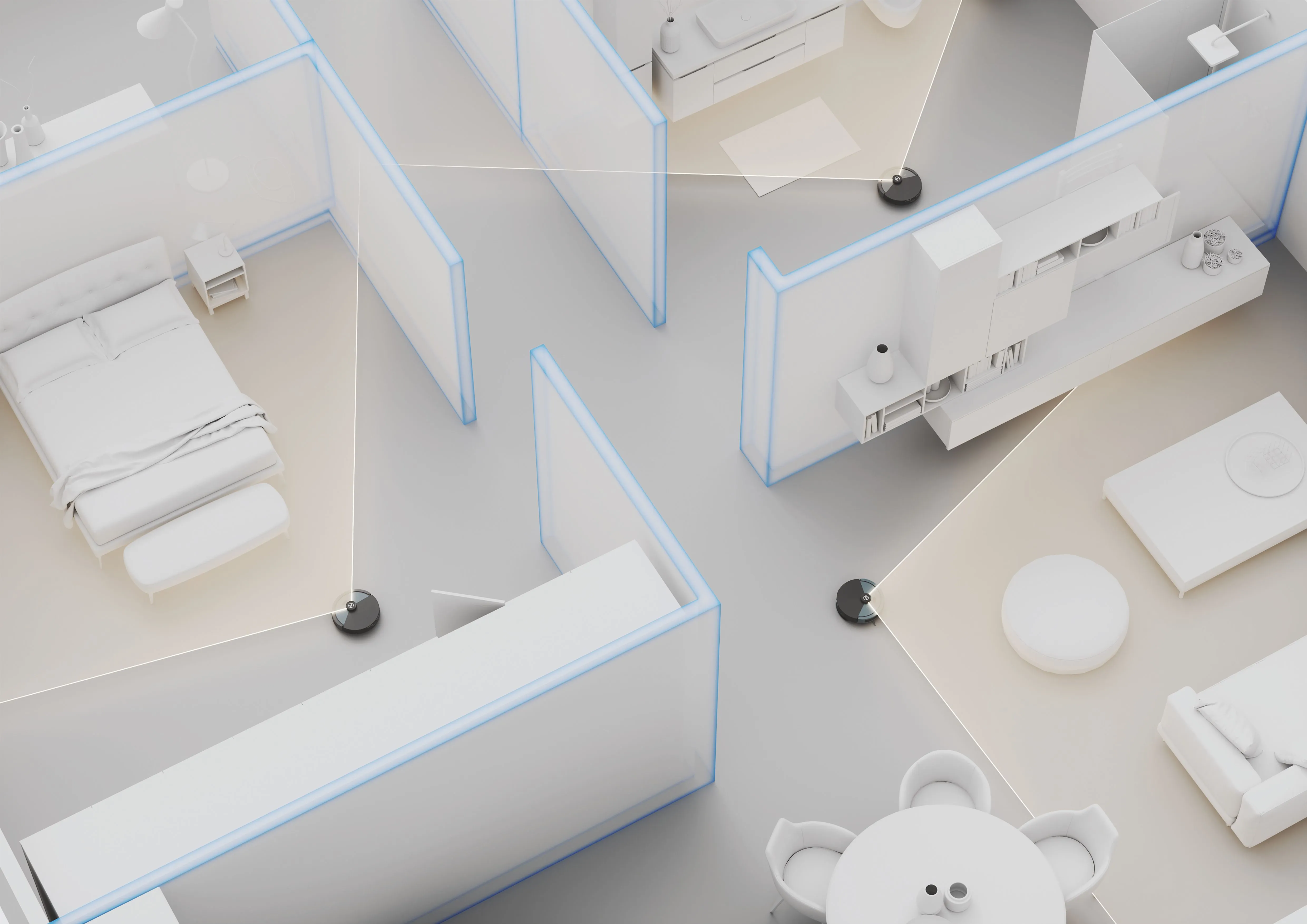 Hoover HG410D 011 Robot vacuum cleaner, Iron Grey