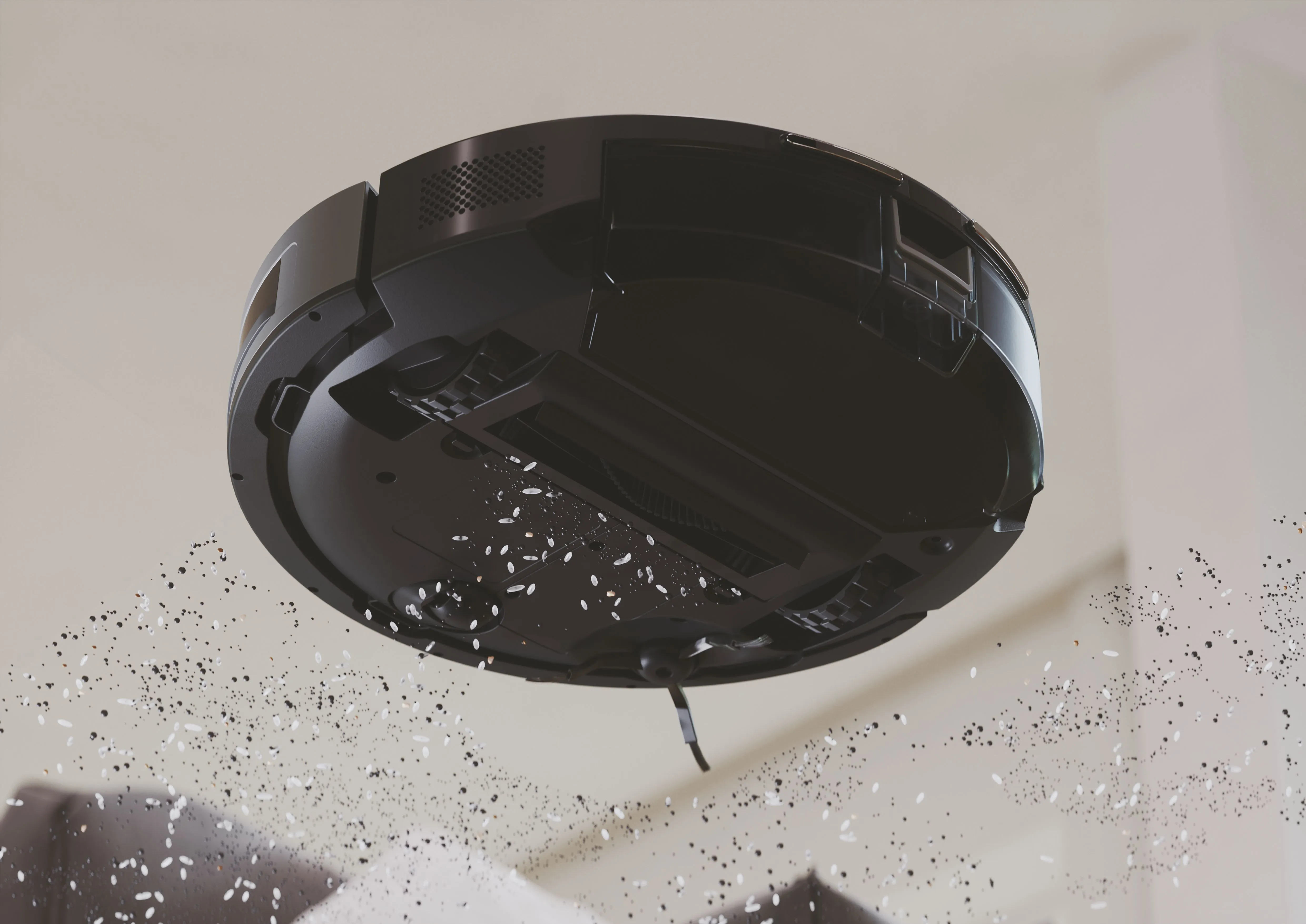 Hoover HG410D 011 Robot vacuum cleaner, Iron Grey