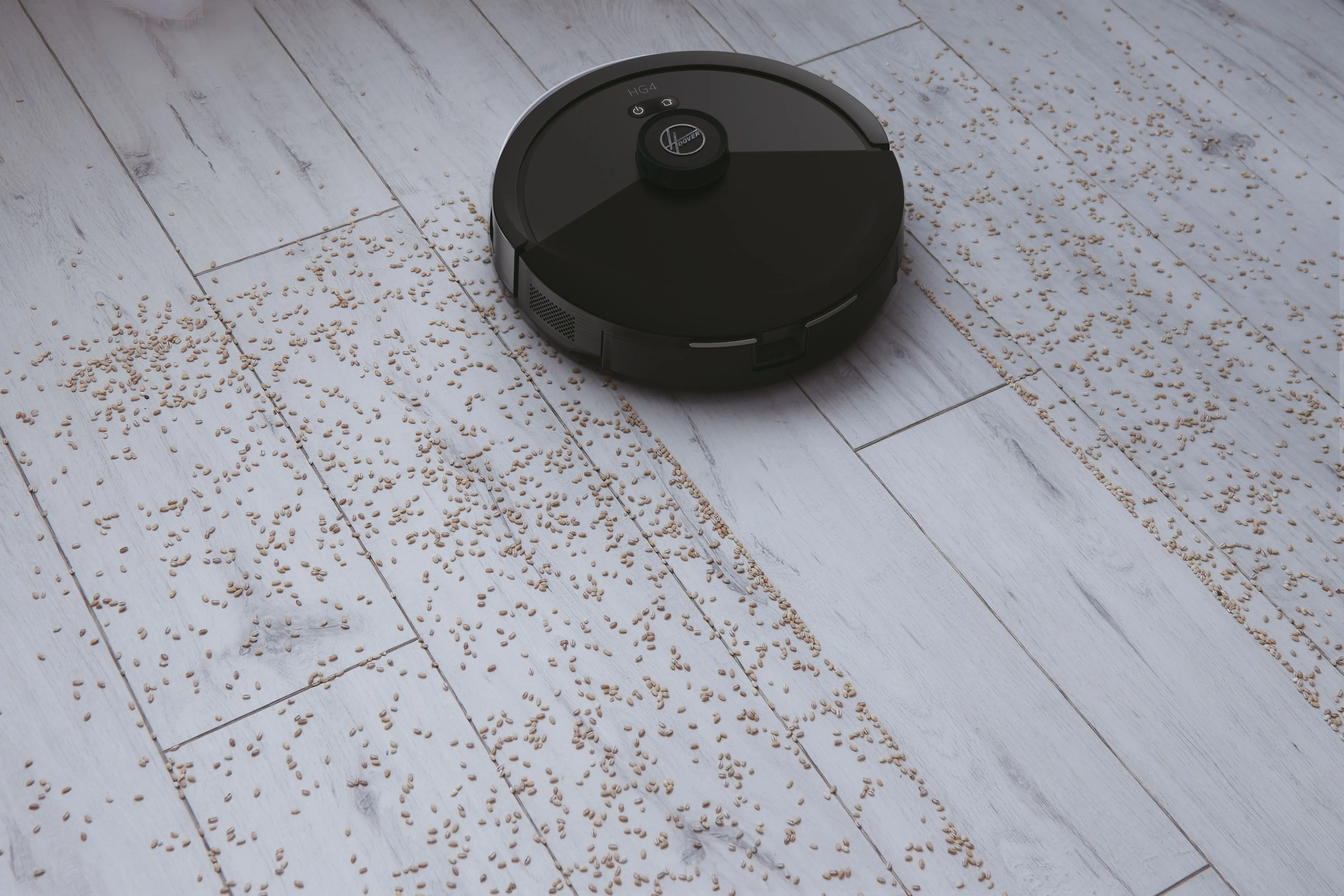 Hoover HG410D 011 Robot vacuum cleaner, Iron Grey