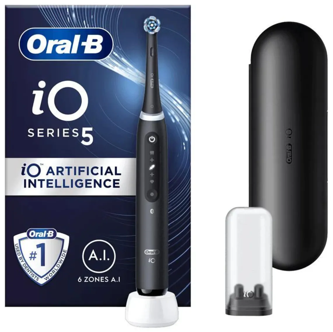 Oral-B iO Series 5 Electric Toothbrush, Black