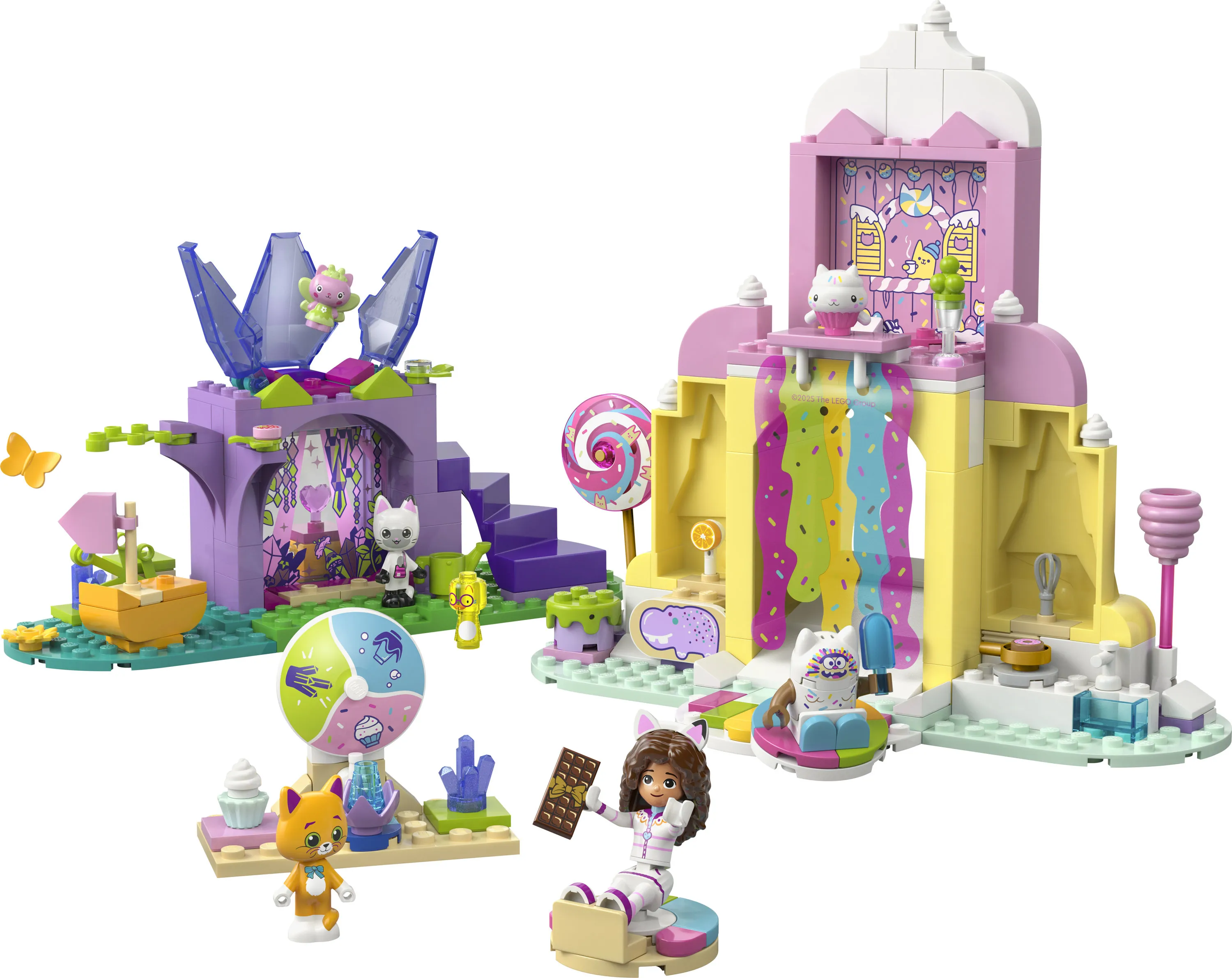 LEGO Gabby&rsquo;s Dollhouse Candy Mountain and Kispu Garden 11205