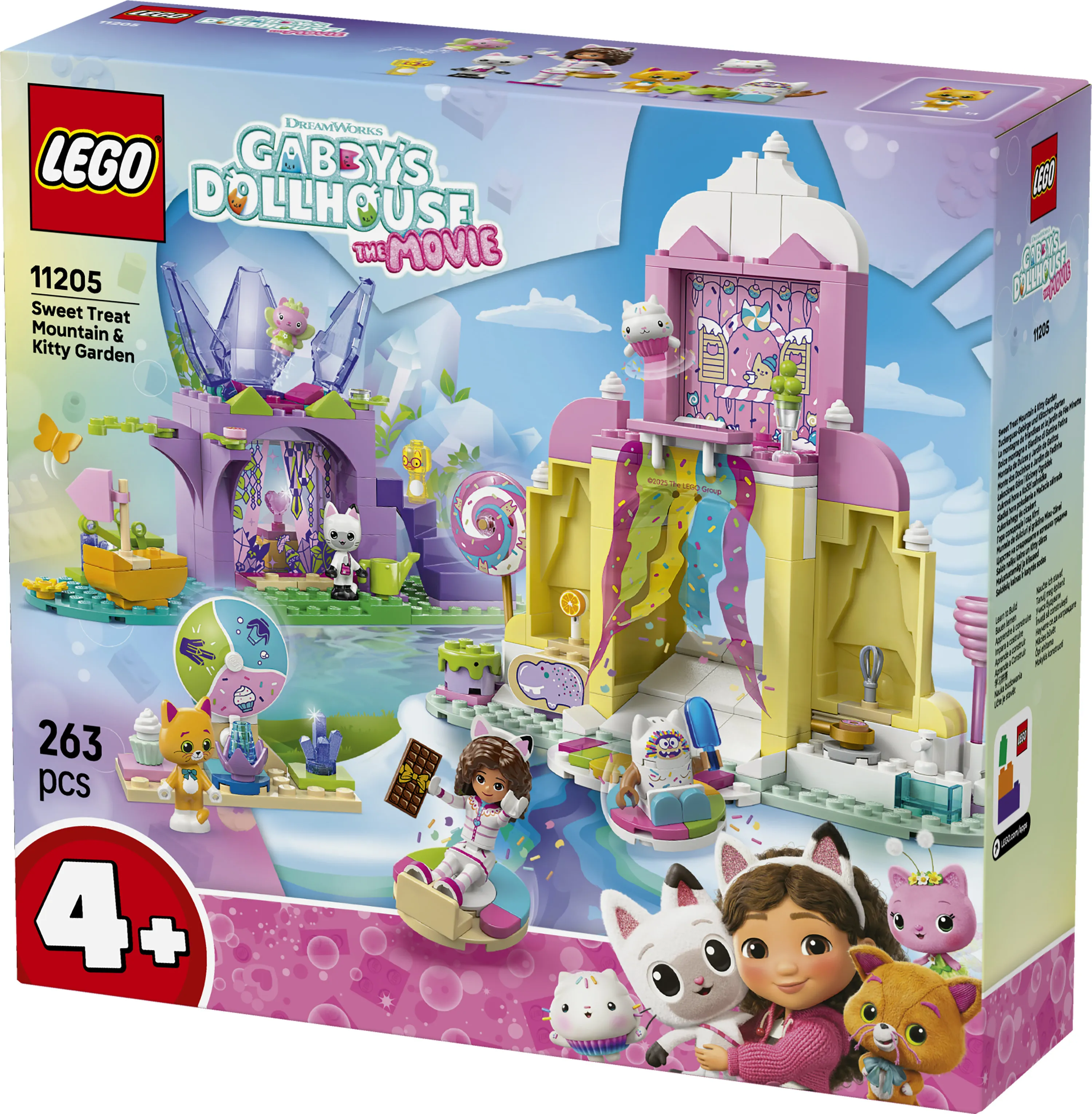 LEGO Gabby&rsquo;s Dollhouse Candy Mountain and Kispu Garden 11205