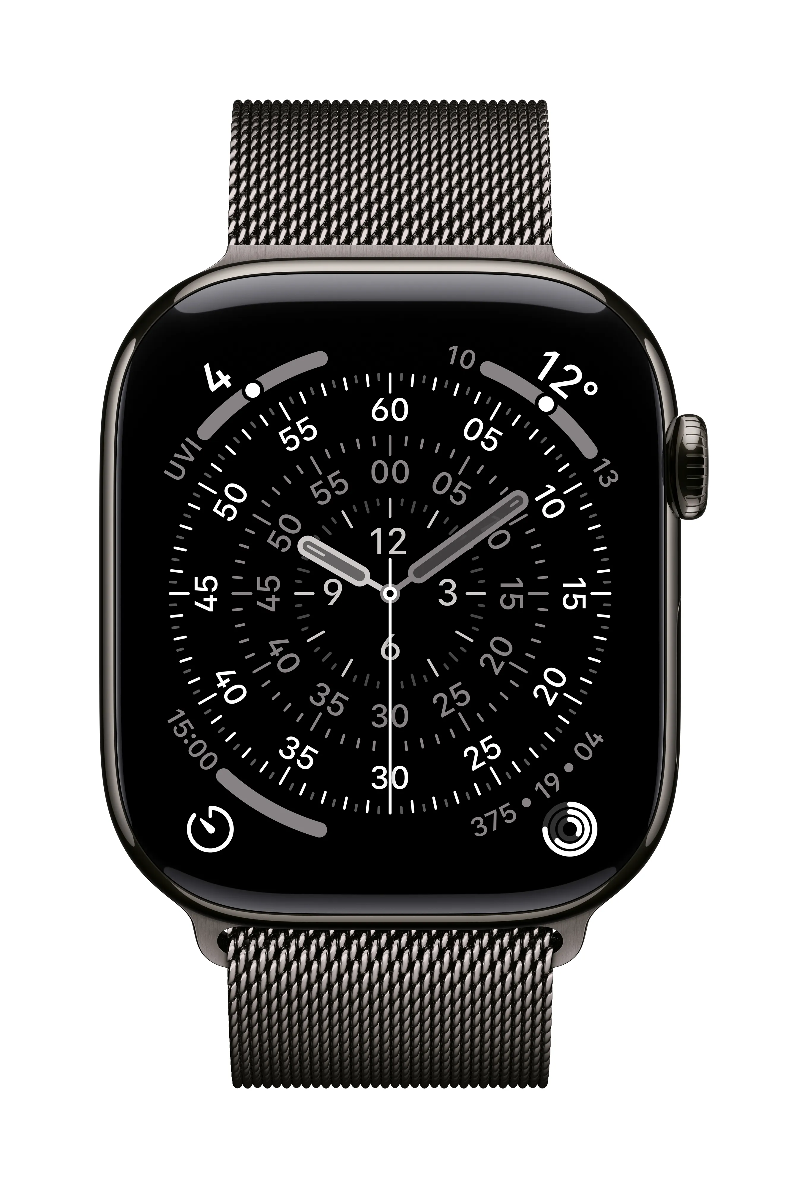Apple Watch 46 mm milanesisk loop, slate, S/M