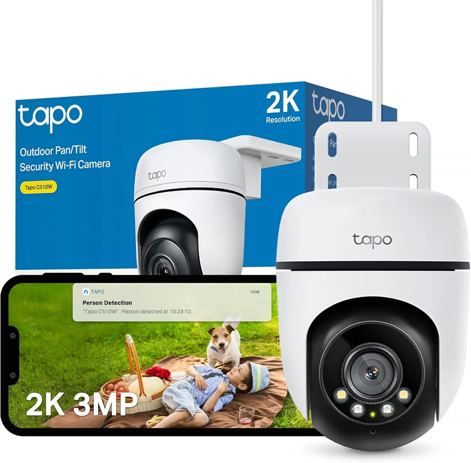 TP-Link Tapo C510W Wifi - &ouml;vervakningskamera f&ouml;r utomhusbruk