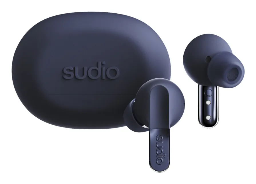 Sudio N3 Pro trådlösa in-ear hörlurar, blå