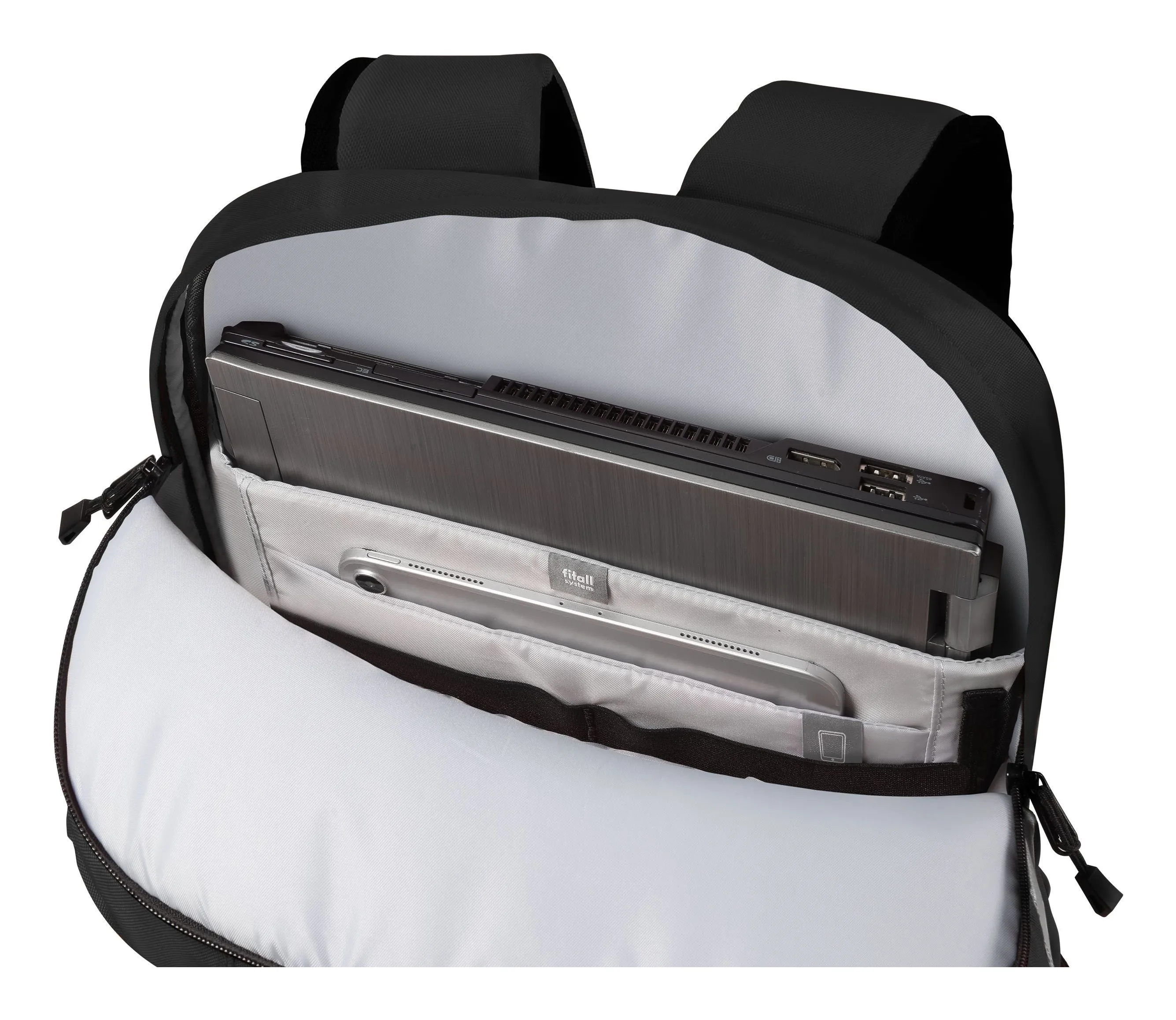 Backpack REFLECTIVE 32-38 litre, Black
