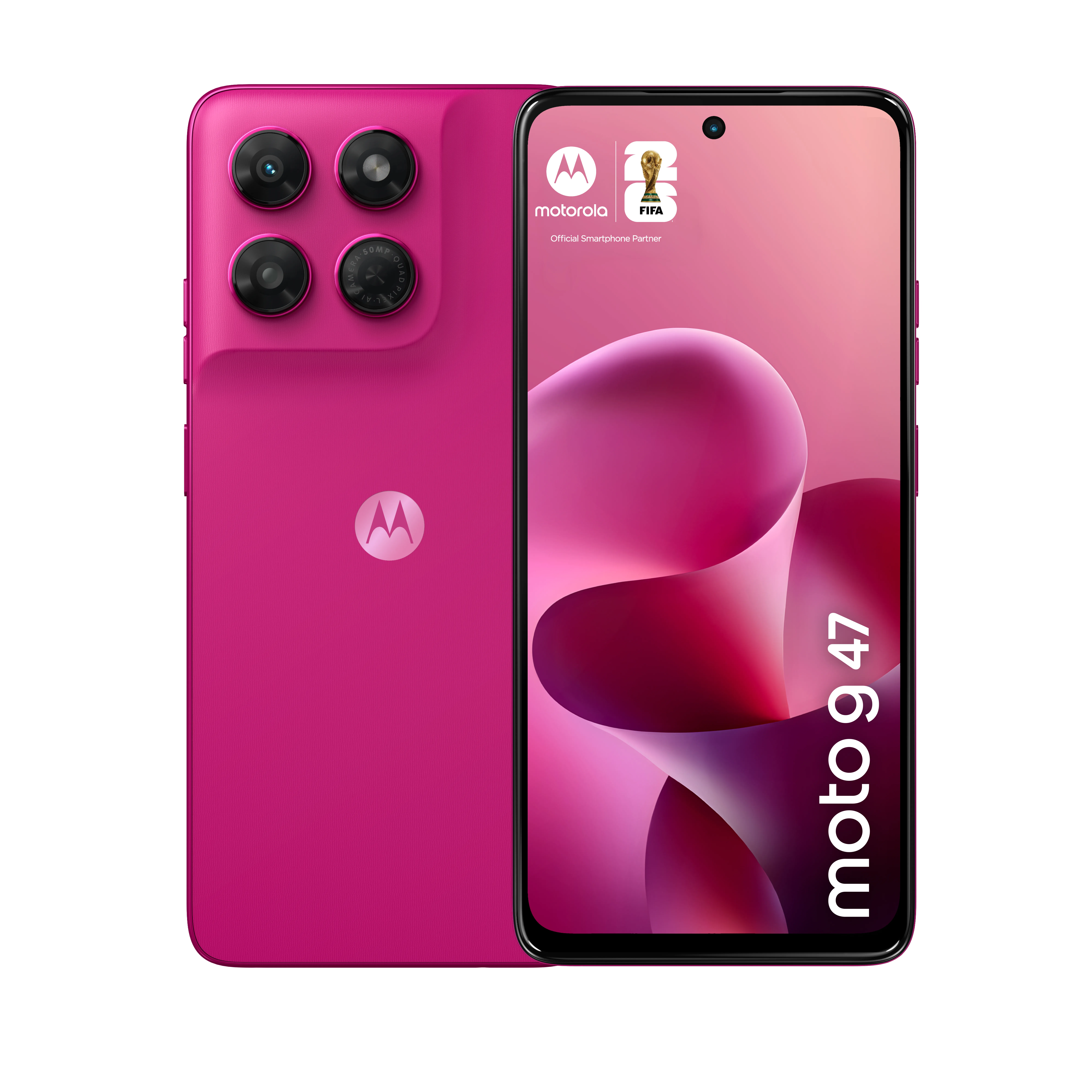Motorola Moto G47 8/128 GB, PANTONE Fuchsia Red