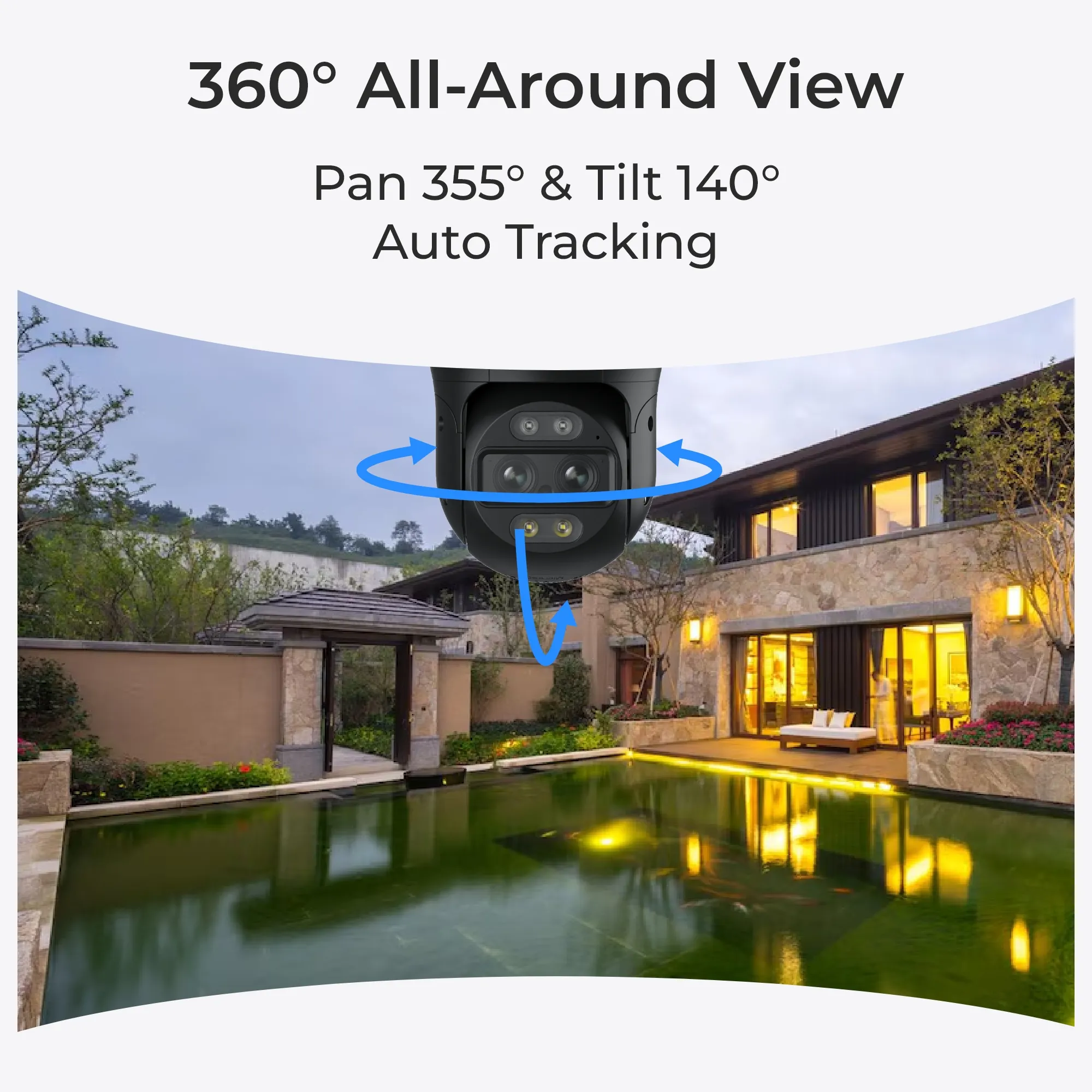 Reolink Trackmix P760 - PoE 4K | 8MP | PTZ | PoE | Dual-Lens