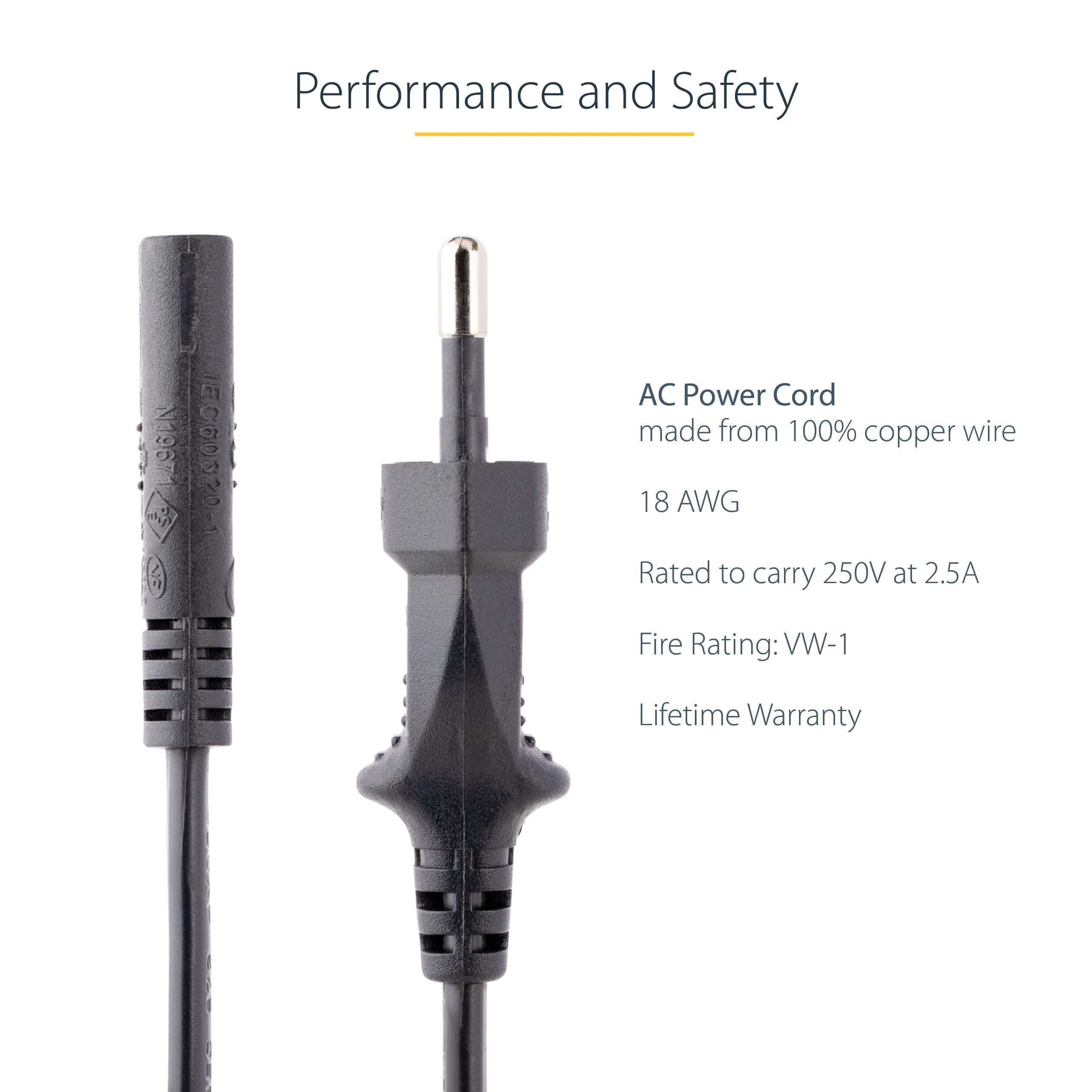 1M EU PLUG TO C7 POWER CORD