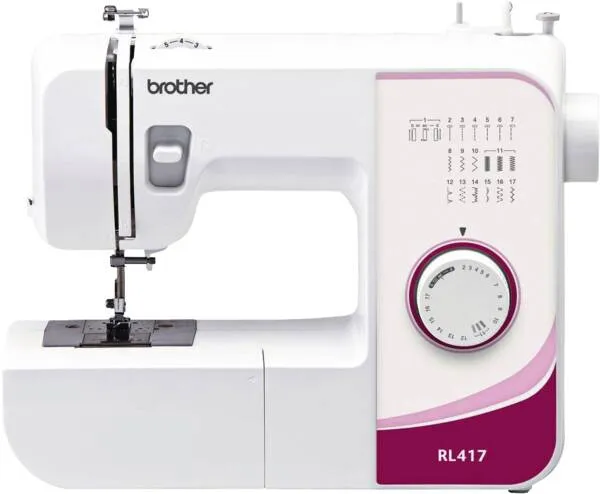 Brother RL417VP2 mekanisk symaskin, 17 s&ouml;mmar, vit