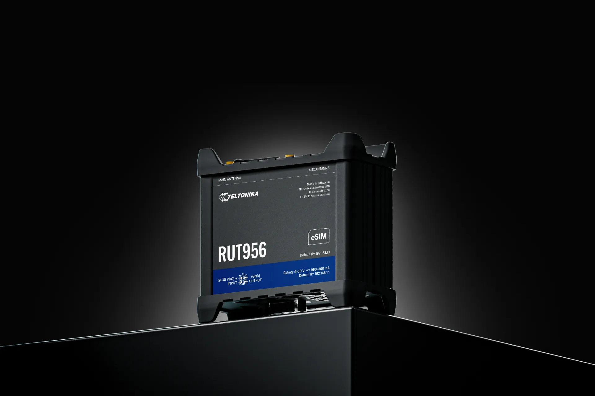 Teltonika Networks RUT95623B600 - Mobiln&auml;tverksrouter, Svart