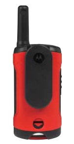 Motorola TLKR T40 Com-radio, 8 kanaler, 4km, LCD, 2xenheter, r&divide;d/svar
