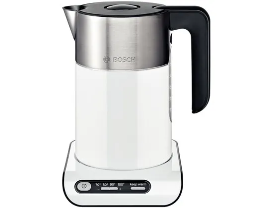 Bosch Styline TWK8611P - vattenkokare, vit, 1.5l