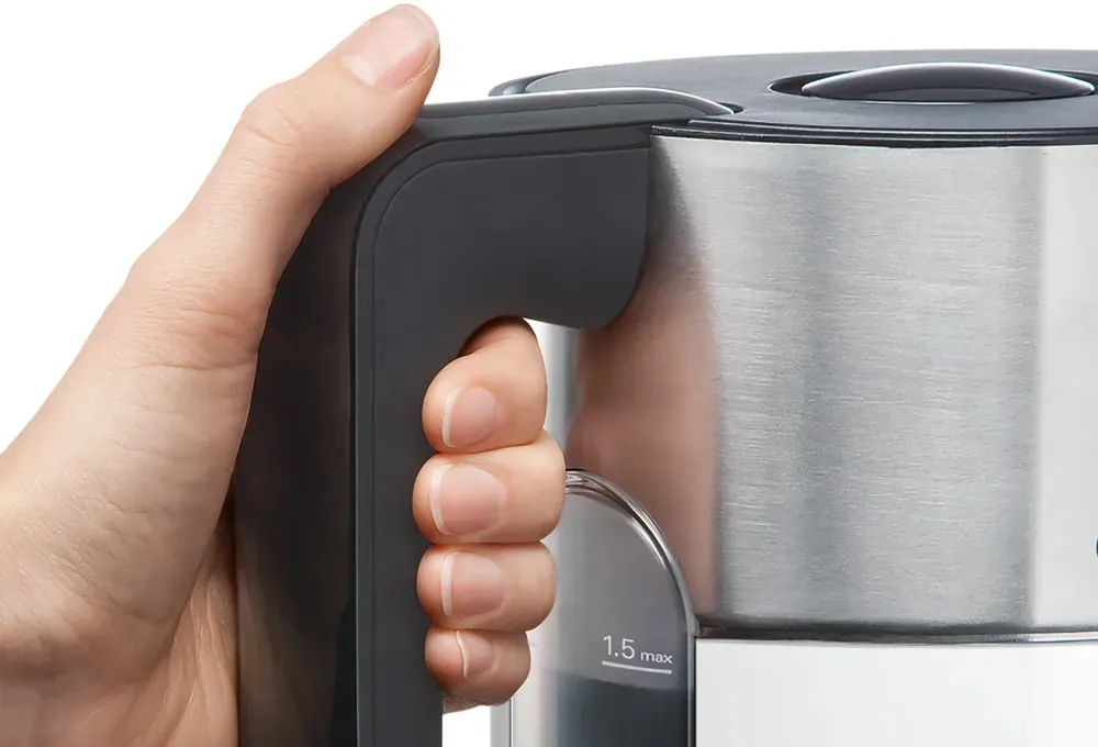Bosch Styline TWK8611P -vedenkeitin, 1,5 l, 2400 W, valkoinen
