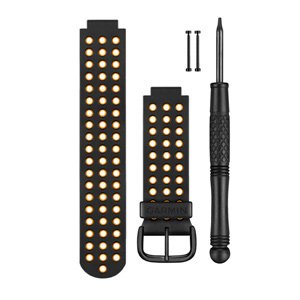 Watch Band, Black/Orange