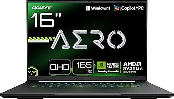 GIGABYTE AERO X16 16" Ryzen AI 7 350, 16GB, 1TB, RTX 5060, Win 11 - Gaming notebook