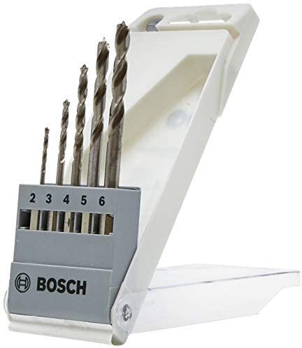 Bosch tr&auml;borrsats med sexkantigt skaft, 5 delar