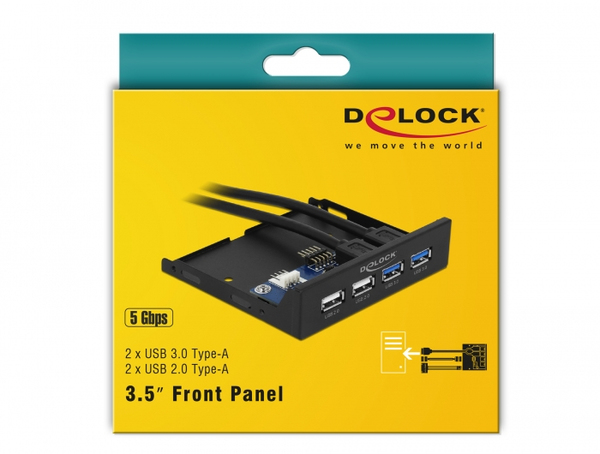 3.5? Front Panel > 2 x USB 3.0 + 2 x USB 2.0